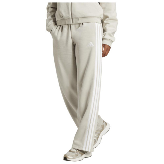 Adidas Γυναικείο παντελόνι φόρμας Essentials 3-Stripes Open-Hem Fleece Pants Adidas Γυναικείο παντελόνι φόρμας Essentials 3-Stripes Open-Hem Fleece Pants